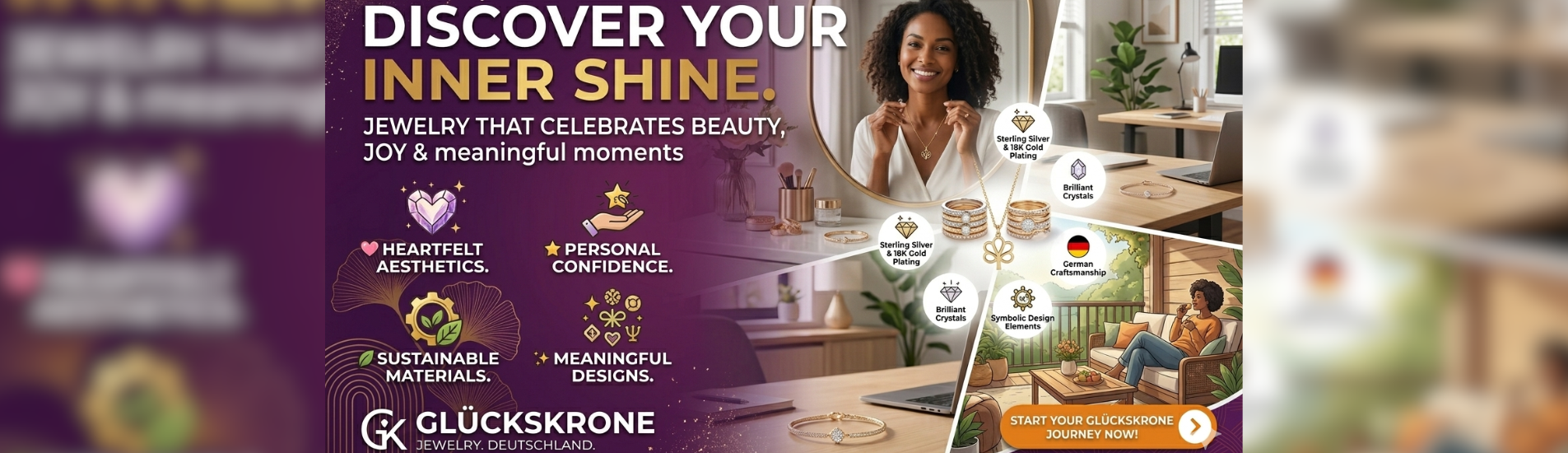 Discover Your Inner Shine How Glückskrone Jewelry Celebrates Beauty, Confidence & Meaningful Moments