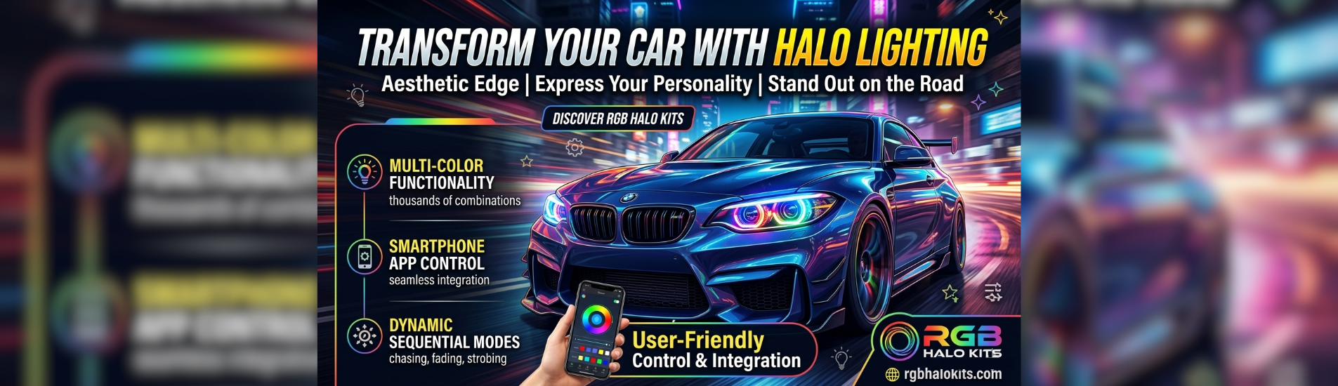 How To Transform Your Car with Vibrant Halo Lighting