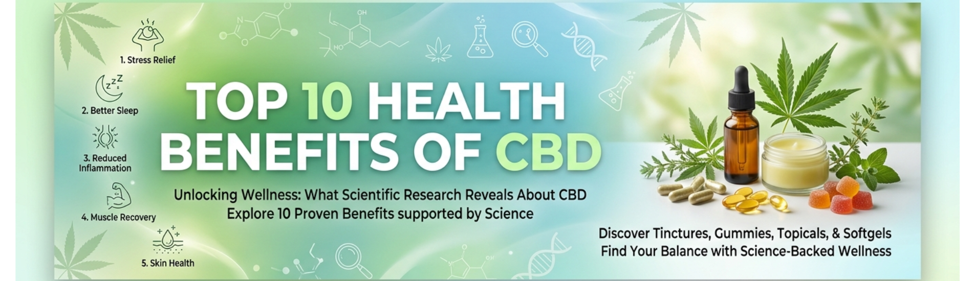 Top 10 Health Benefits of CBD What the Science Says