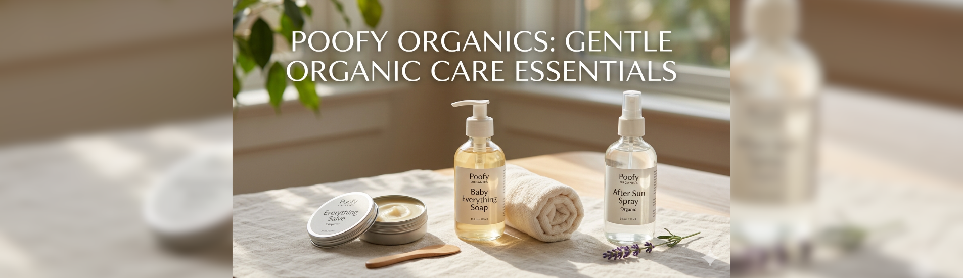 Poofy Organics Gentle Organic Care Essentials