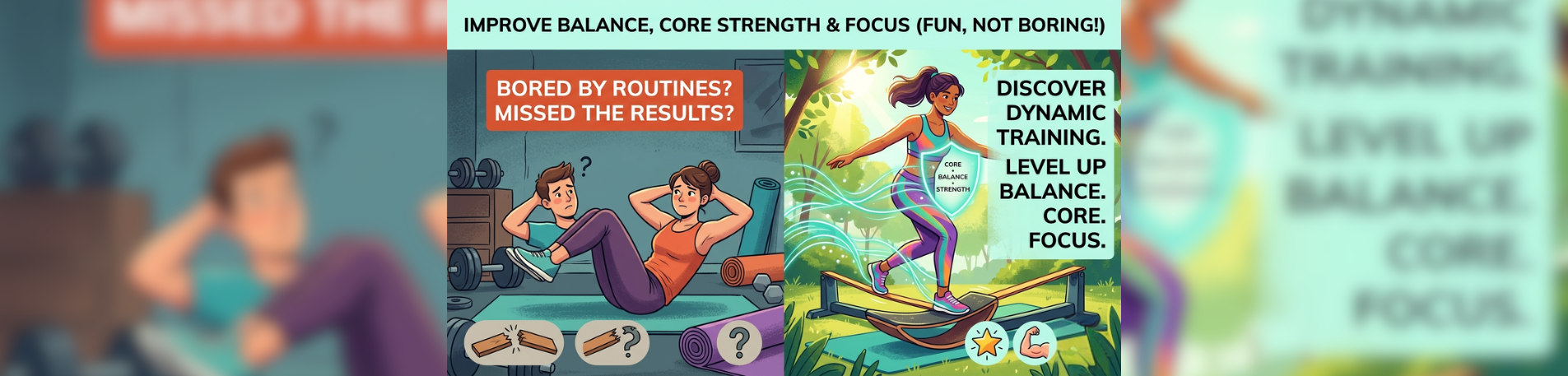 How to Improve Balance, Core Strength & Focus (Without Boring Workouts)