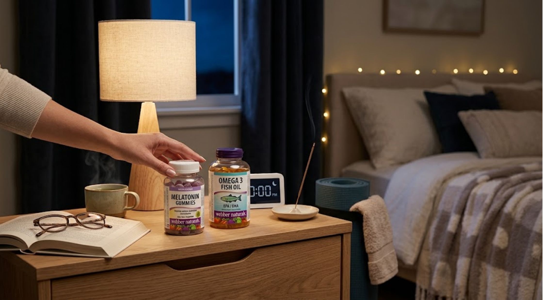How to Build a Better Nighttime Routine With Omega 3 Fish Oil, Exercise, and Melatonin Gummies
